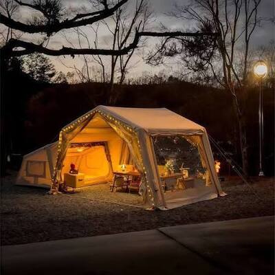 Inflatable Air Tent with Waterproof 3000mm PU Coating for Quick Setup in 10 Minutes and Durable Oxford Fabric