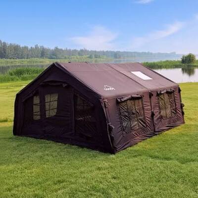 Langlebiges aufblasbares Luftzelt, tragbares wasserdichtes Zelt für Outdoor-Camping, Veranstaltungen, Notfälle und einfache Aufblasung
