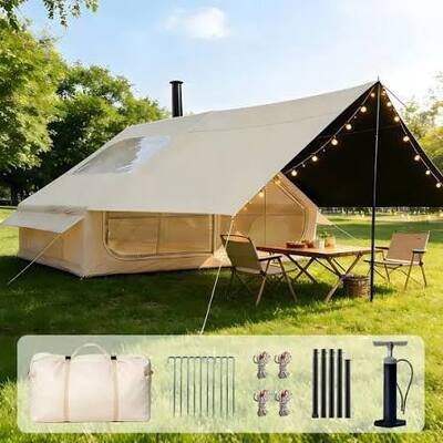 Leichtes tragbares aufblasbares Zelt ideal für Camping im Freien, Wandern, Notunterkünfte und Freizeitaktivitäten