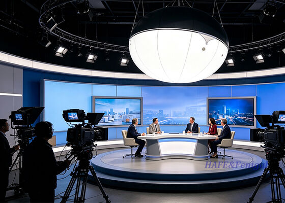 4800W elliptische LED-Heliumballoneleuchte mit hohem CRI über 95 für Film und Fernsehen