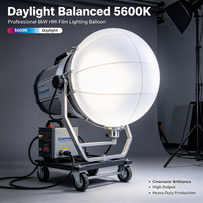 Professioneller 6kW HMI Filmbeleuchtungsballon mit 5600K Tageslicht und DMX-Steuerung