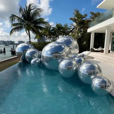 Wetterfester 2-lagiger PVC-Aufblasbarer Spiegelballon mit UV5+ Sonnenschutz für Außeninstallationen