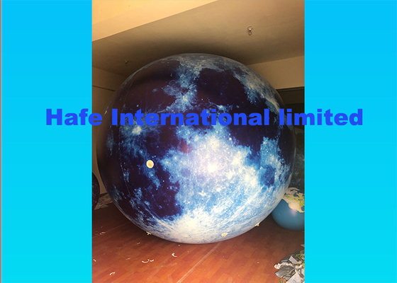 Attractive Reusable Inflatable Advertising Balloon Helium Moon Balloon For Festival